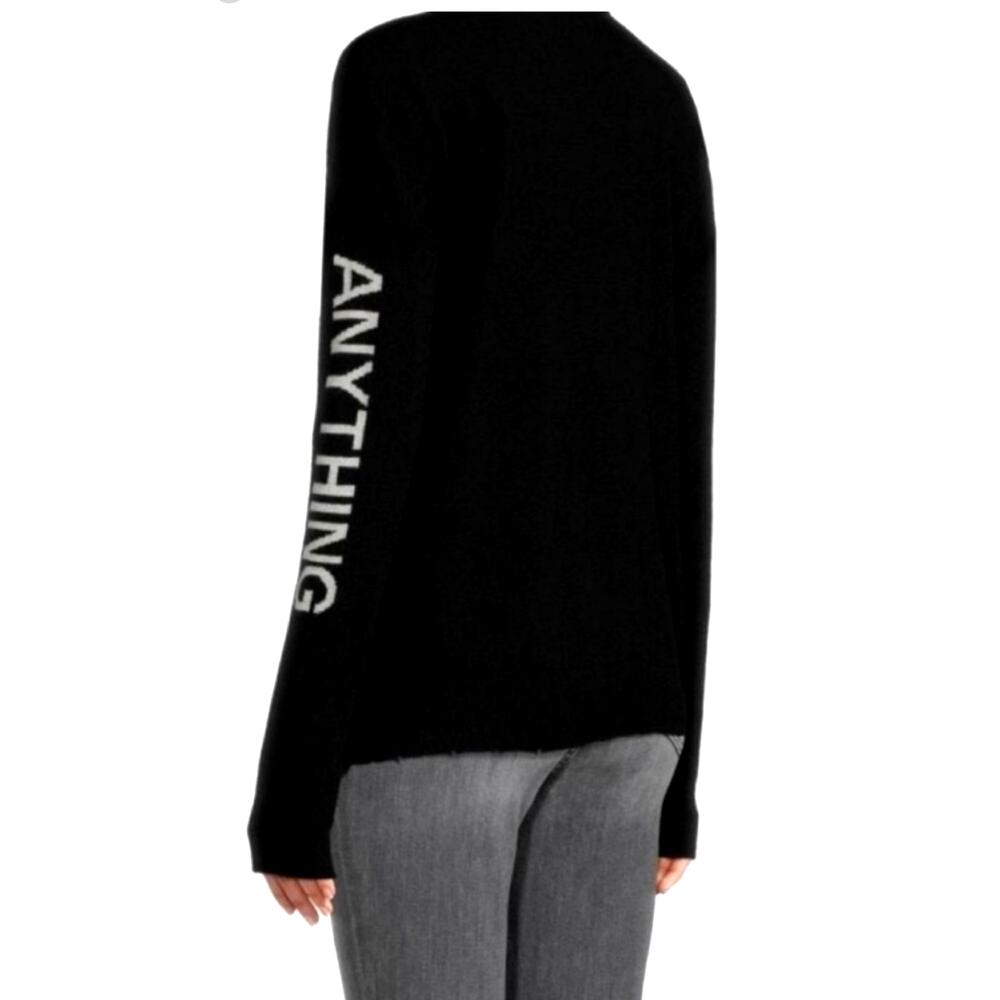 Zadig & Voltaire Cashmere Gaby Girls Can Do Anything Sweater XS - Picture 4 of 16